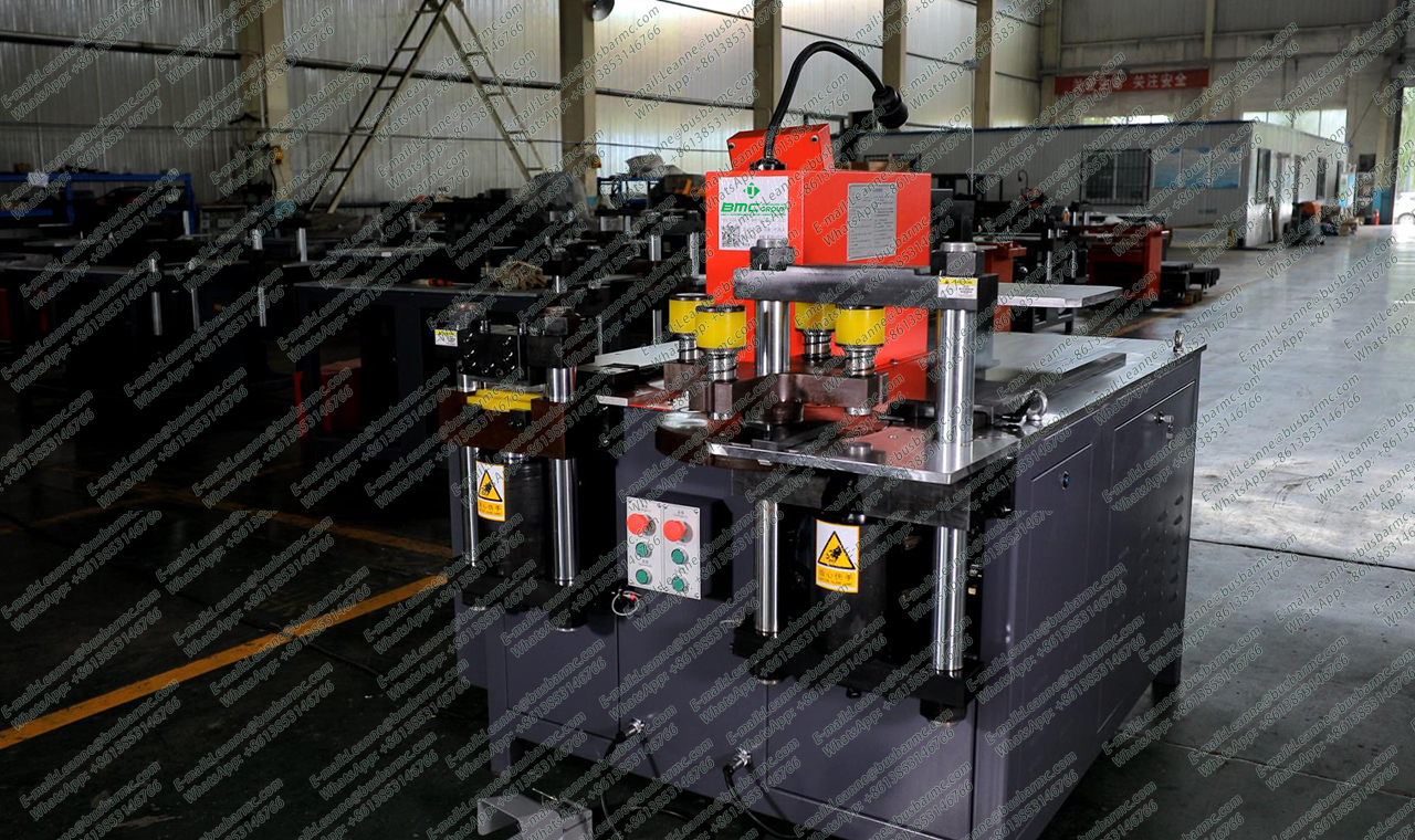 303U-3-C Máy Thủy Lực Tay 3 Trong 1 Gia Công Thanh Cái – Uốn, Đột, Cắt Thanh Cái