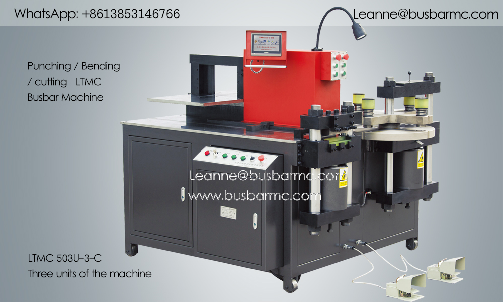 503U-3-C เครื่องจักรบัสบาร์ CNC สำหรับการตัด-ดัด-เ